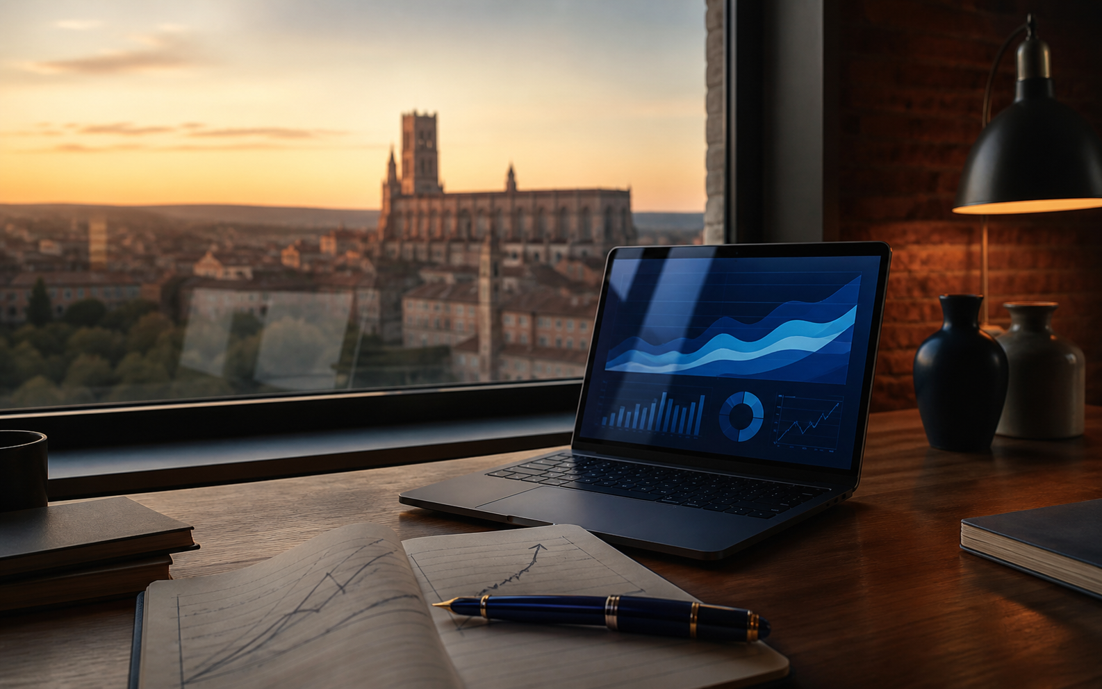Vue d’ensemble d’un espace d’analyse de performance à Albi
